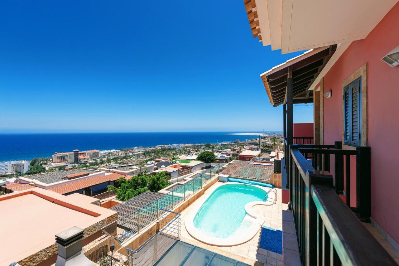 Luxury 5 Star Violetta With Amazing Sea View, Jacuzzi And Heated Pool * San Agustín